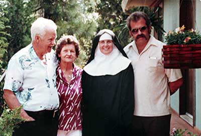 Mother Hildegard with her parents